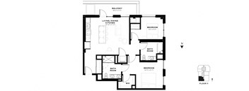 2 Bed 2 Bath at Gild Gold Coast Apartments