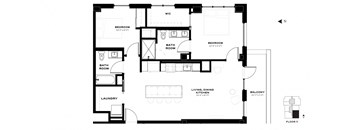2 Bed 2 Bath at Gild Gold Coast Apartments