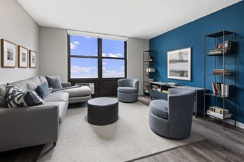Reside on Barry  Living Room - Photo Gallery 3