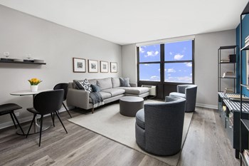 Reside on Barry Living Room - Photo Gallery 2