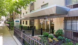 Controlled Access Entrance at Reside at 2727 Apartments, Chicago, IL,60614