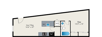 convertible apartment at the lofts at gin alley