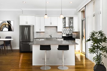 Upgraded kitchens at Reside on Jackson apartments in the West Loop - Photo Gallery 2