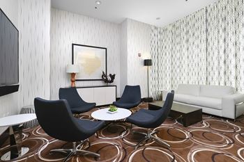 Renovated Meeting Room at State & Chestnut Apartments, Chicago, Illinois