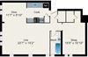 One Bed One Bath FloorPlan One Bed One Bath FloorPlan at Reside on Surf Apartments, Chicago, IL