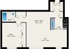 1 Bed 1 Bath Floorplan 1 Bed 1 Bath Floorplan at Reside 707 Apartments, Chicago, IL
