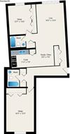 2 Bed 2 Bath Floorplan 2 Bed 2 Bath Floorplan at Reside 707 Apartments, Chicago, IL