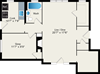 1 Bed 1 Bath Floor Plan 1 Bed 1 Bath Floor Plan at Irving Courts by Reside Apartments, Chicago, IL