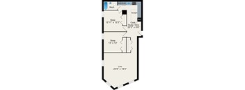 2 Bedroom Floor plan