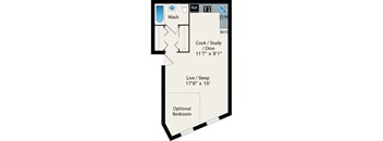 Convertible floor plan