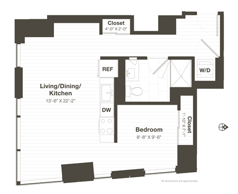 1 Bed 1 Bath State and Chestnut Apartments in Gold Coast Chicago