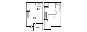 A4X - Deluxe 1BR + Office Townhome