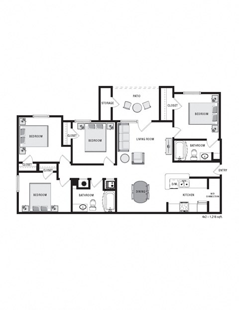 4888 Hooper Road 2-4 Beds Apartment for Rent - Photo Gallery 18