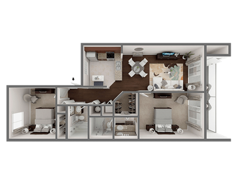 9860 Southwest 3rd Street 1-3 Beds Apartment for Rent - Photo Gallery 57