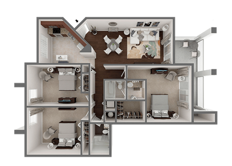 9860 Southwest 3rd Street 1-3 Beds Apartment for Rent - Photo Gallery 60