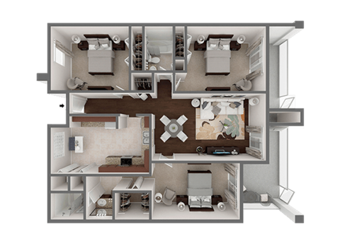 9860 Southwest 3rd Street 1-3 Beds Apartment for Rent - Photo Gallery 61