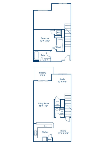 A black and white image of a house floor plan.