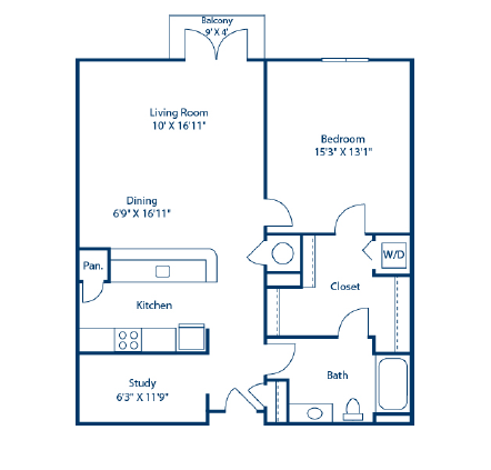 A black and white image of a house floor plan.