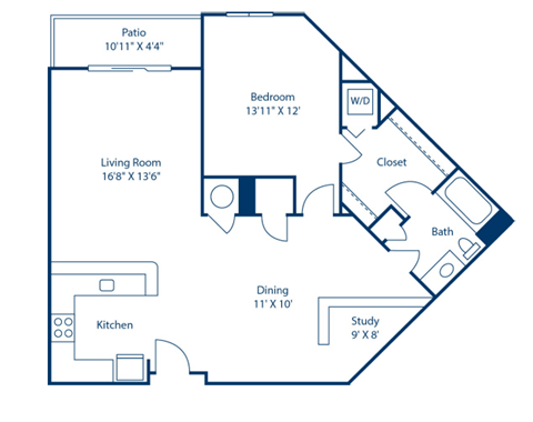 A black and white image of a house floor plan.