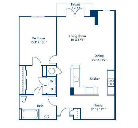 A black and white image of a house floor plan.