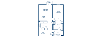 A black and white image of a house floor plan.