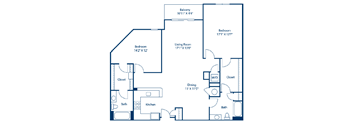 A black and white image of a house floor plan.