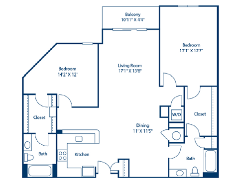 A black and white image of a house floor plan.