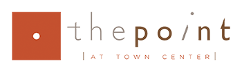 A sign that says the point at town center.