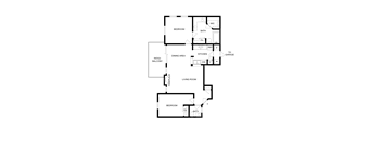 A diagram with a series of labeled shapes and lines.