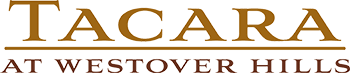 The image is of a sign that says "TACARA AT WESTOVER HILLS".