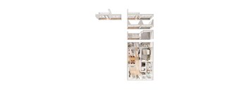 A series of images showing different floor plans of a house.