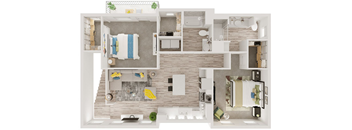 B4 floor plan  apartment image