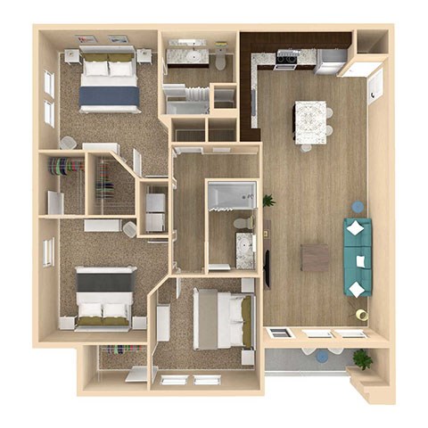 2800 Telluride Lp 1-3 Beds Apartment for Rent - Photo Gallery 38