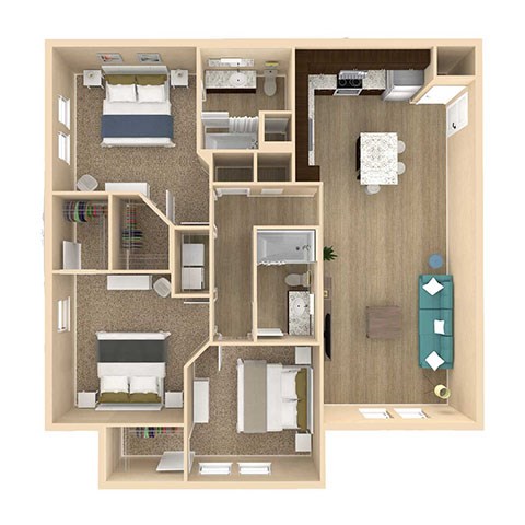 2800 Telluride Lp 1-3 Beds Apartment for Rent - Photo Gallery 39