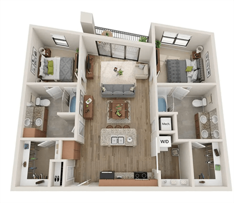 4943 Park Road Studio-3 Beds Apartment for Rent - Photo Gallery 55