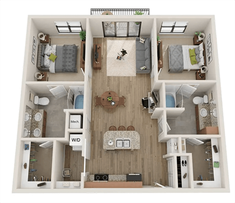 4943 Park Road Studio-3 Beds Apartment for Rent - Photo Gallery 57