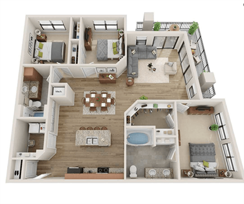 4943 Park Road Studio-3 Beds Apartment for Rent - Photo Gallery 69