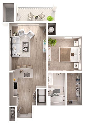 7407 Dominion Park Lane Studio-3 Beds Apartment for Rent - Photo Gallery 22