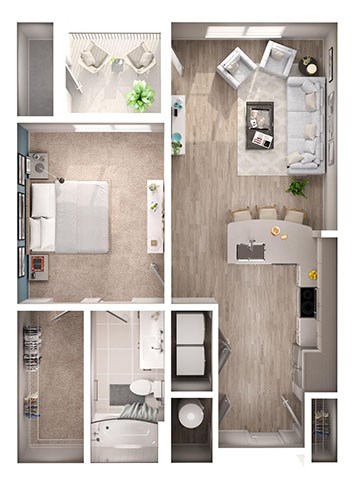 7407 Dominion Park Lane Studio-3 Beds Apartment for Rent - Photo Gallery 24