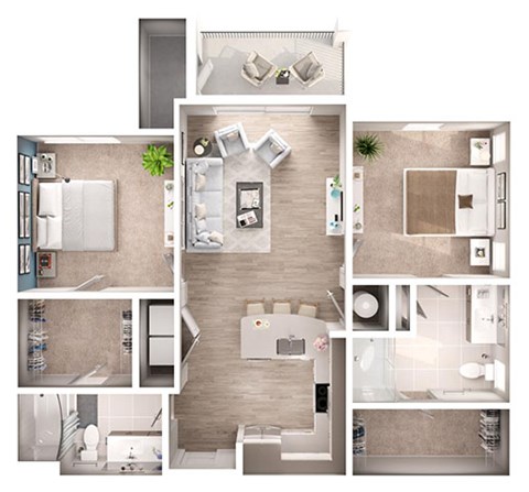 7407 Dominion Park Lane Studio-3 Beds Apartment for Rent - Photo Gallery 25