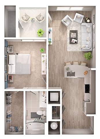 7407 Dominion Park Lane Studio-3 Beds Apartment for Rent - Photo Gallery 23