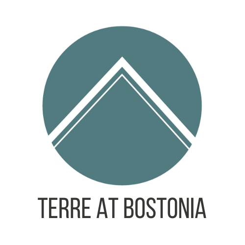 A logo with the text "TERRE AT BOSTONIA" is displayed.