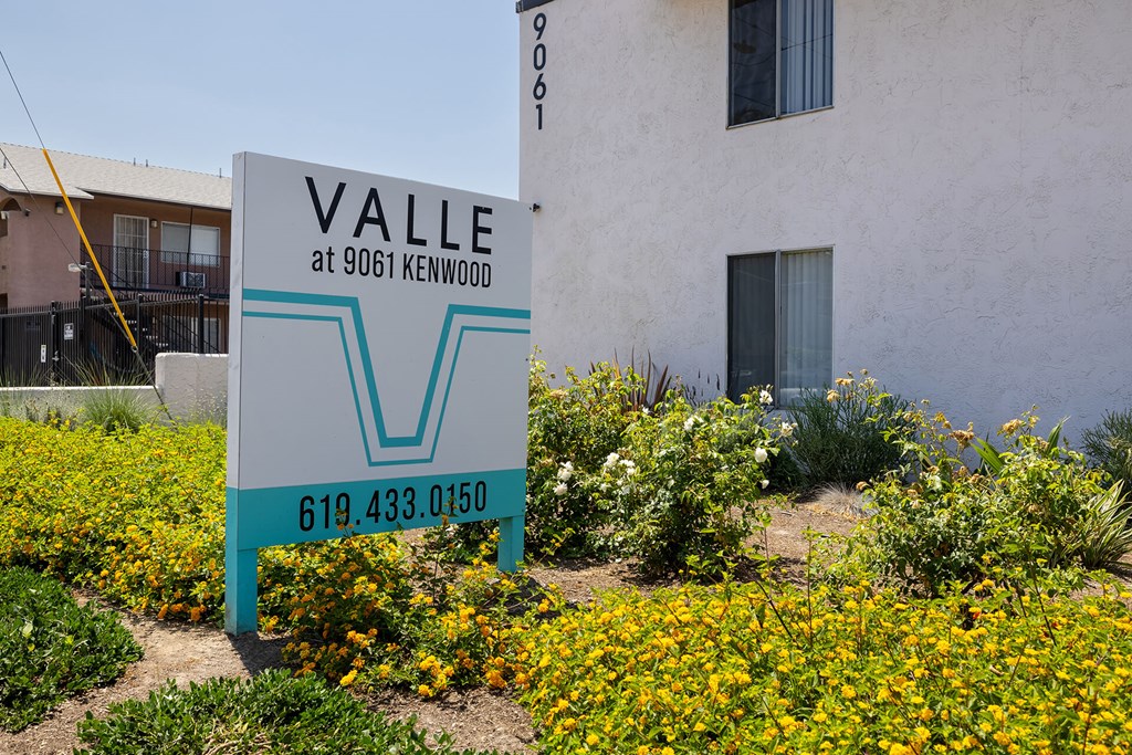 A sign for a place called VALE at 9061 Kenwood.