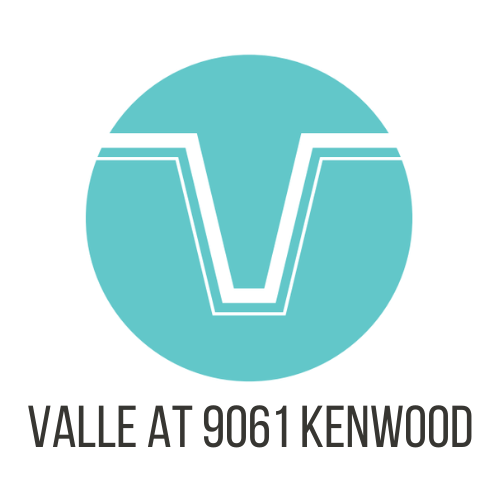 A logo with the text "Valle at 9061 Kenwood" below it.