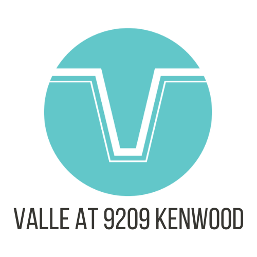 A logo with the text VALLE AT 9209 KENWOOD below it.