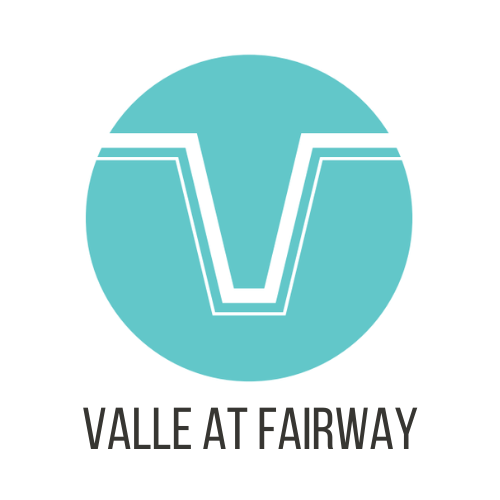 A logo with the text "Valle at Fairway" below it.
