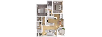 A series of images showing different rooms of a house.