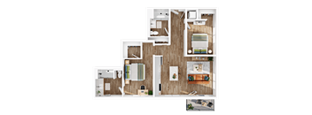 A series of images showing different rooms of a house.
