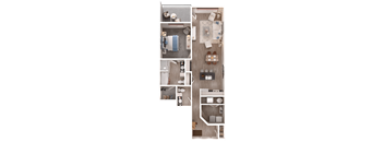 A series of images showing different rooms of a house.