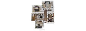 2 bed 1 bath A at The Reserve at Grand Valley Apartments, Milford, OH